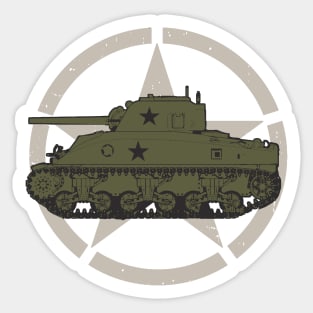 M4 Sherman | World War 2 Vehicle Sticker